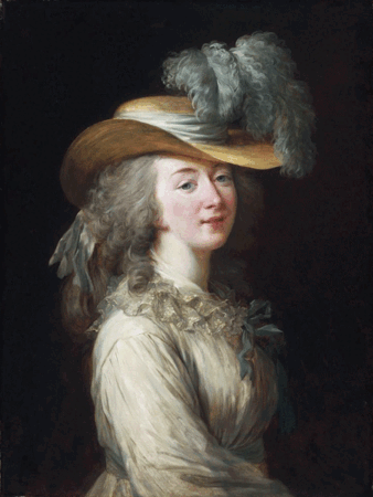 Louise-Elisabeth Vigée-Lebrun | Portrait of Madame Du Barry; 1781 | Philadelphia Museum of Art | Image and data from Philadelphia Museum of Art