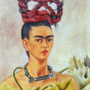 Frida Kahlo, Self Portrait with Braid, 1941, Jacques and Natasha Gelman Collection, Vergel Foundation. Image and original data provided by Erich Lessing Culture and Fine Arts Archives/ART RESOURCE, N.Y., artres.com