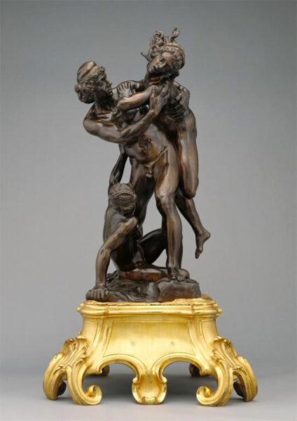 Giovanni Francesco Susini, The Abduction of Helen by Paris, 1627; 18th century (base). Image and original data provided by The J. Paul Getty Museum