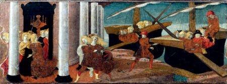 Liberale da Verona, Abduction of Helen, c. 1470, Musée du Petit Palais. Image and original data provided by Réunion des Musées Nationaux / Art Resource, N.Y.; artres.com