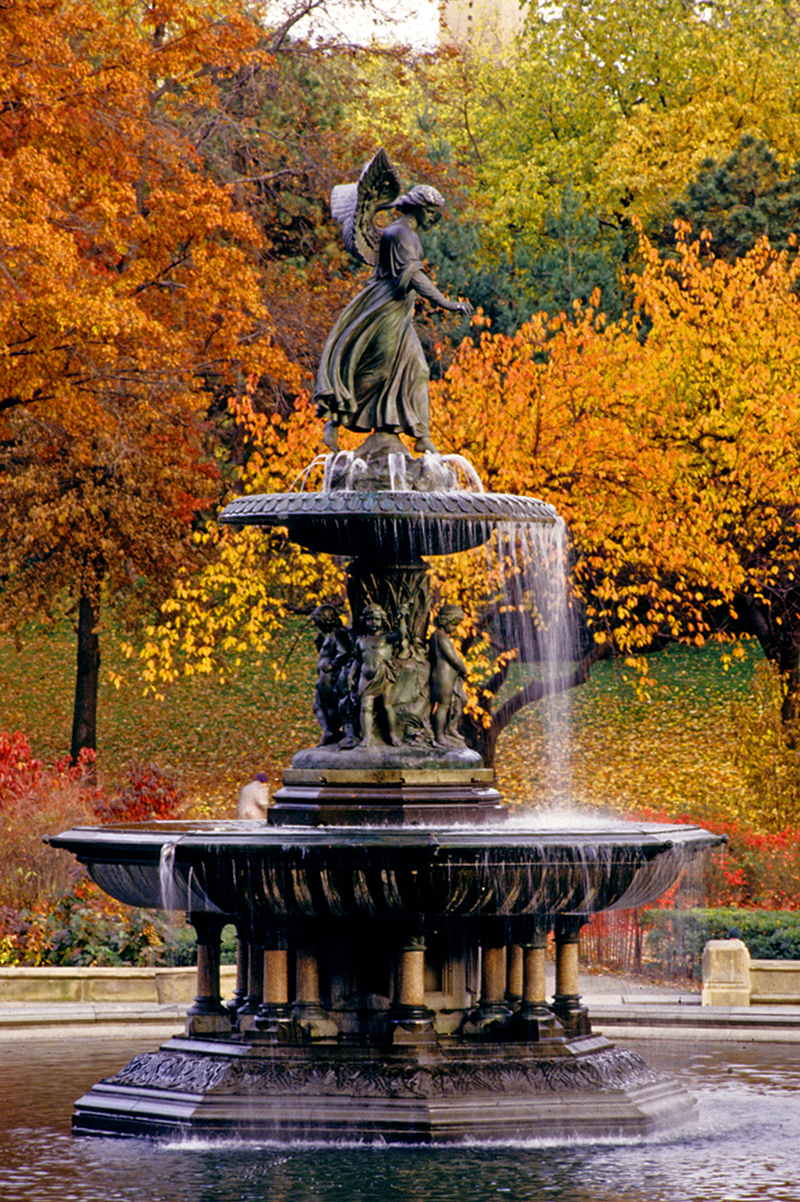 Sara Cedar Miller, Bethesda Fountain; Angel of the Waters, Central Park, New York. Image and original data provided by the Foundation for Landscape Studies; © Sara Cedar Miller