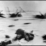 Robert Capa. Normandy; Operation Overlord; the first wave of American troops lands at dawn. 1944. ©ROBERT CAPA © 2001 By Cornell Capa / Magnum Photos