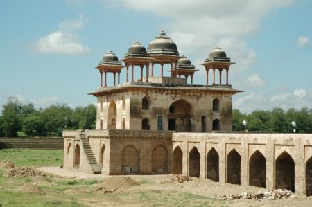 Narnaul, Mahendragarh, Haryana, India. Mughal. Jal Mahal complex (palace). 1590-1593. Image and data provided by American Institute of Indian Studies. Photographer: D.P. Nanda.