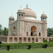 Nakodar, Jalandhar, Punjab, India. Mughal. Tomb of Haji Jamal, Shagird, Hadironwala Bagh complex (tomb/garden). 1656-1657. Image and data provided by American Institute of Indian Studies. Photographer: D.P. Nanda.