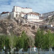 Gyangzê, Shigatse, Tibet, China. Gyantse Dzong (Royal fort). 14th century. Image and data provided by Rob Linrothe.