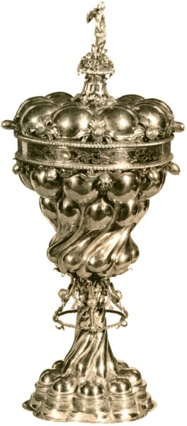 Jorg Ullrich. Parcel-Gilt Cup and Cover. c. 1540. Image and data provided by the William Randolph Hearst Archive, B. Davis Schwartz Memorial Library, LIU Post
