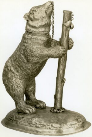 Augsburg, Germany, possibly Melchior Bayer. A Parcel Gilt Silver Figure of a Bear. c. 1625. Image and data provided by the William Randolph Hearst Archive, B. Davis Schwartz Memorial Library, LIU Post