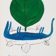 Andy Warhol, Suzie Frankfurt. Wild Raspberries (book), Roast Iguana (illustration). 1959. Offset lithograph and watercolor on paper. Artwork and Image © The Andy Warhol Foundation for the Visual Arts, Inc.