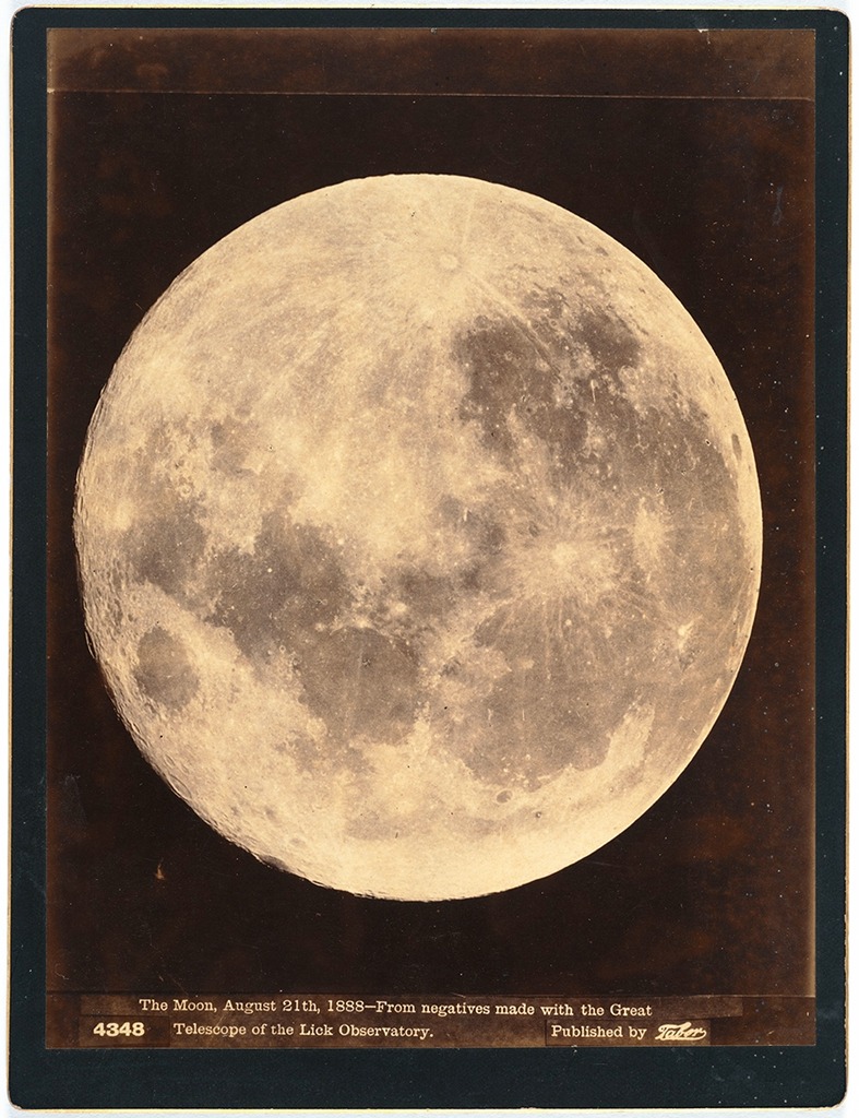 Isaiah West Taber, Taber Studio. The Moon, August 21st, 1888