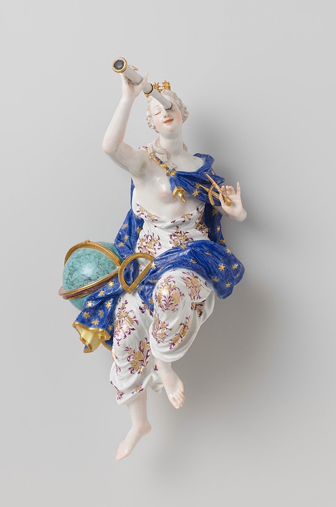 Johann Joachim Kändler. The Muse Urania. c. 1748-1750.