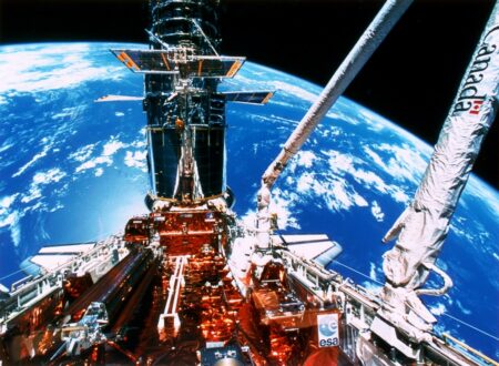 NASA. An on-board view of the Hubble Space Telescope. 1993.