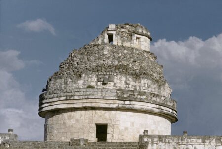 Pre-Columbian, Maya. Chichen Itza. Yucatan. South precinct. Caracol (Observatory). 800-948.
