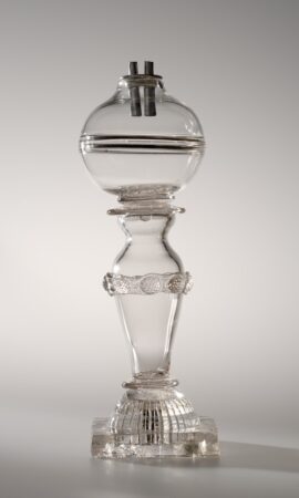 South Boston Flint Glass Works, Phoenix Glass Works. Lamp. C. 1813-30. Image and original data provided by Sterling and Francine Clark Art Institute