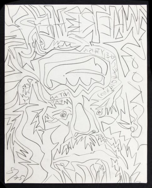 Joseph F. Stapleton. Look more closely this is not an easy drawing. 1975