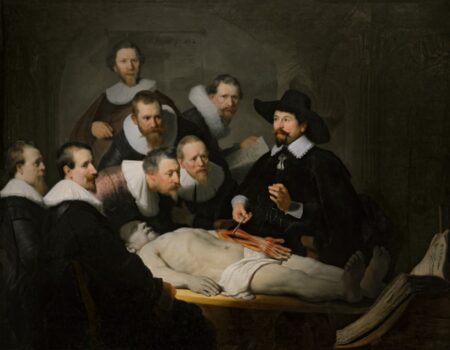 Rembrandt van Rijn. The Anatomy Lesson of Dr. Nicolaes Tulp. 1632.