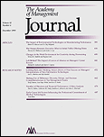 The Academy of Management Journal