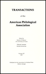 Transactions of the American Philological Association