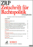 Zeitschrift für Rechtspolitik