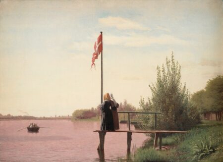 Christen Købke. A view from Dosseringen. 1838.