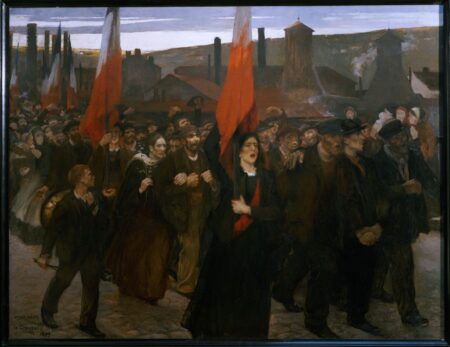 Jules Adler. Strike at Creusot. 1899.