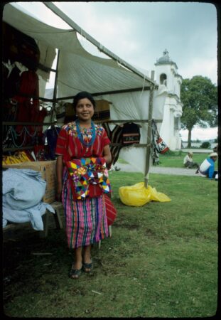 Leonard J. Currie, Clothing vendor, Guatemala (?), 1975