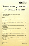 Singapore Journal of Legal Studies